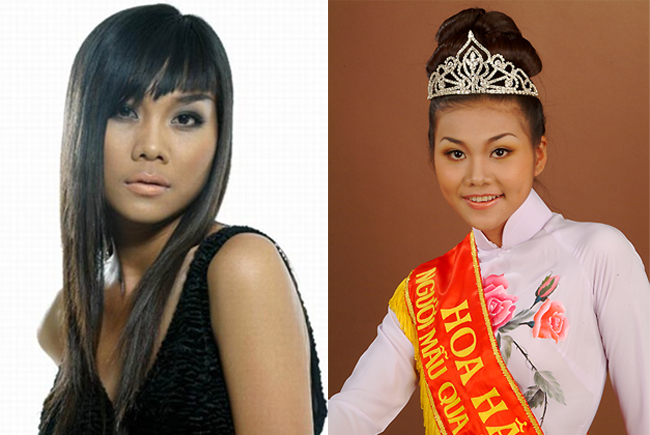 Làn da ngăm đen khi mới gia nhập làng mẫu của Thanh Hằng.