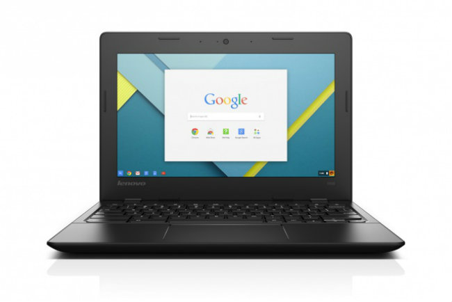 Tiếp theo là sản phẩm Chromebook 100S của Lenovo. Như tên gọi mẫu này về cơ bản giống với 100S nhưng chỉ khác ở chỗ chạy bằng hệ điều hành Chrome OS.