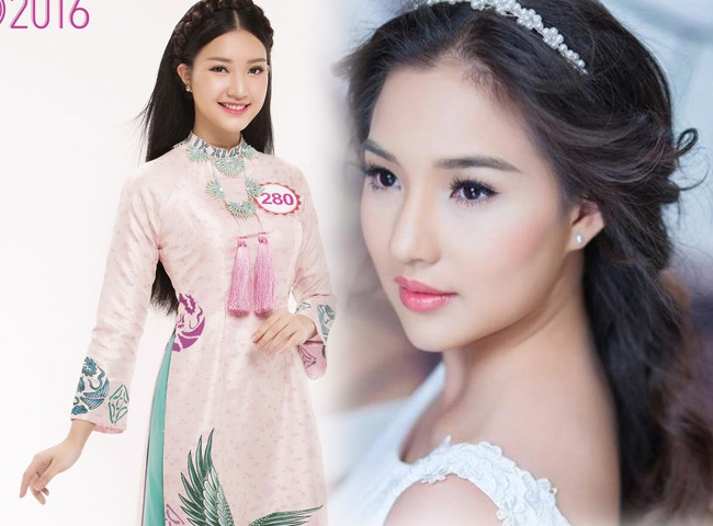 Cô có vẻ đẹp đậm chất Huế dịu dàng, nữ tính, khá giống Kiều Oanh, vợ của cố người mẫu Duy Nhân.