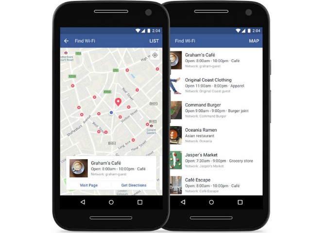 Facebook cập nhật tính năng dò tìm Wifi trên phạm vi toàn thế giới
