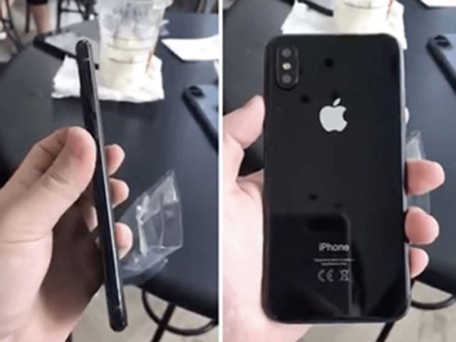Video trên tay iPhone 8 màu đen, camera đặt dọc