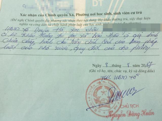 HN: Tân sinh viên bị phê ”lý lịch xấu” do chưa đóng tiền nông thôn mới