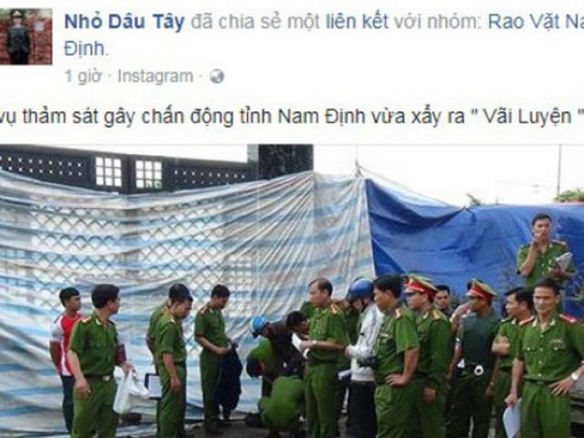 Công an Nam Định bác tin đồn thảm án 8 người chết
