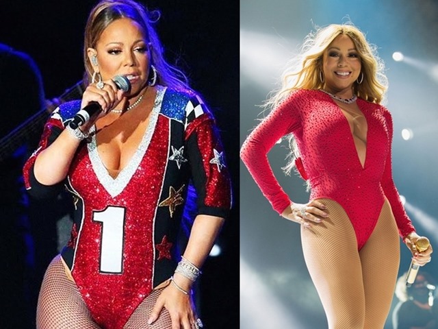 Trang phục dễ gây “tắc thở” của diva Mariah Carey