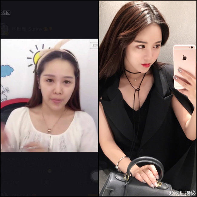 Hot girl Lâm San San cũng từng gây ra &#34;sóng gió&#34; lớn khi quyết định công khai mặt mộc. Khác với ngoại hình đẹp như diễn viên điện ảnh trong ảnh, gương mặt thật của cô nàng lộ ra khá nhiều khuyết điểm như: bọng mắt to, mũi thấp, làn da xỉn màu...&nbsp;
