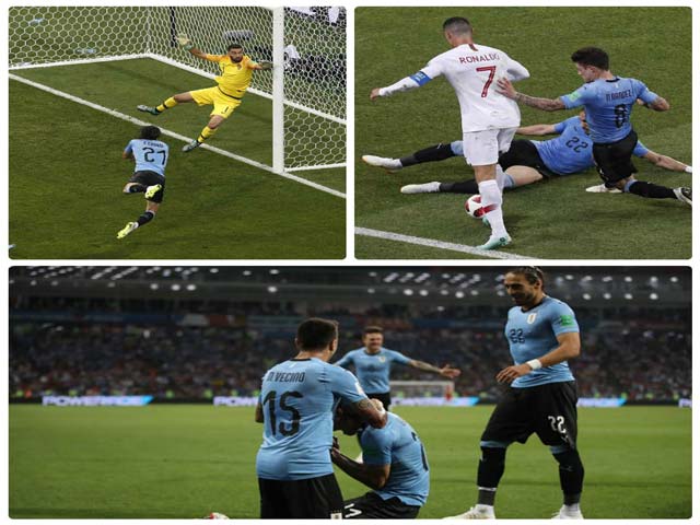Góc chiến thuật Uruguay-Bồ Đào Nha: ”Xe bus” nhốt Ronaldo, Cavani-Suarez tung hoành