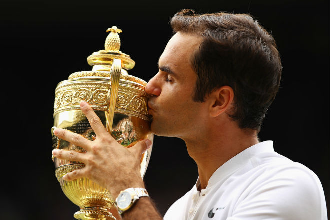Đua vô địch Wimbledon rực lửa: Federer “cầm cờ”, vua Nadal mất hút - 1