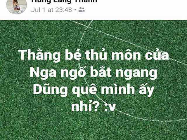 Dân mạng so sánh thủ môn tuyển Nga với Bùi Tiến Dũng của U23 Việt Nam