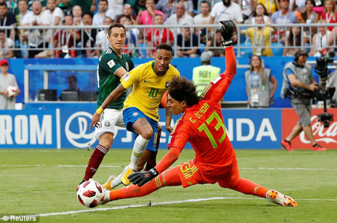 Góc chiến thuật Brazil – Mexico: Neymar nhảy múa phá trận đồ pressing - 1