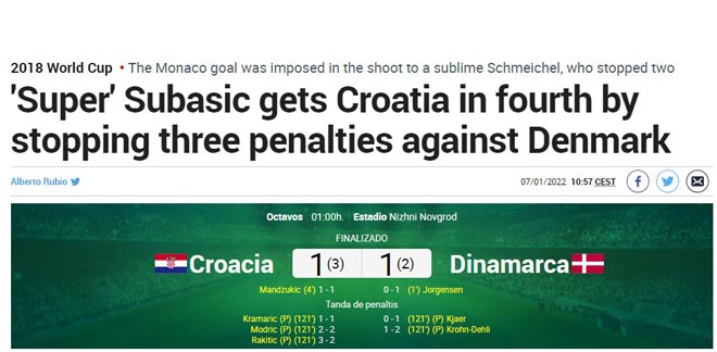 Croatia thắng kịch tính: Báo chí tung hô Rakitic - Subasic, chê cười "tội đồ" Modric - 3