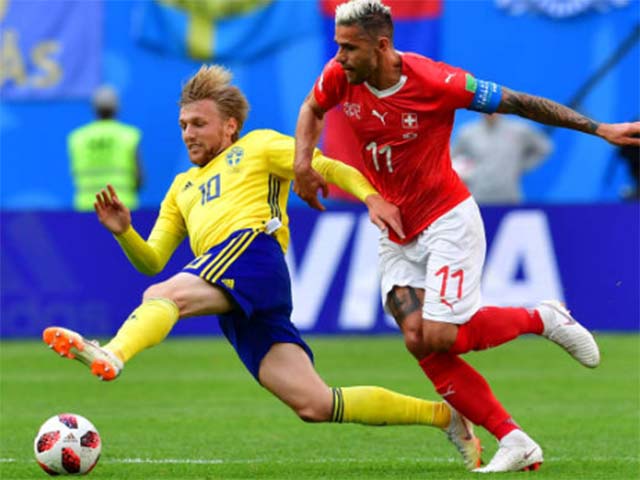 Trực tiếp World Cup, Thụy Điển - Thụy Sỹ: Cầu thủ Thụy Sĩ bị thẻ đỏ (KT)