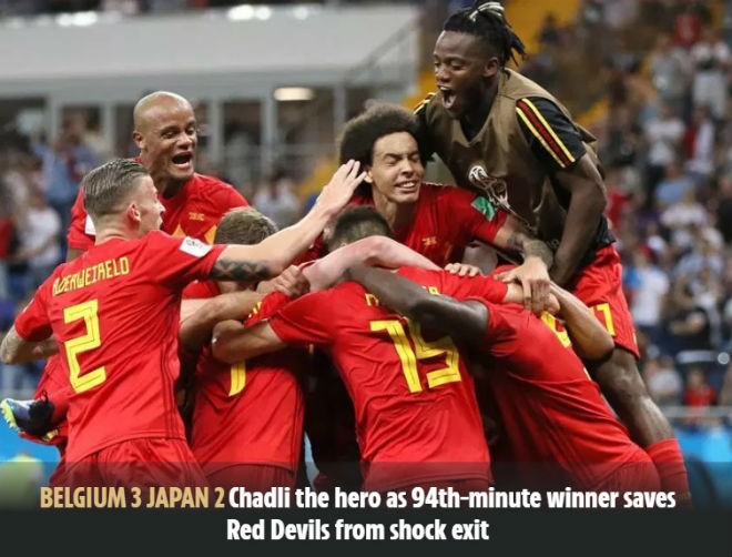 Kịch chiến World Cup Nhật Bản - Bỉ: Châu Âu choáng váng, khen “Samurai” thượng võ - 4