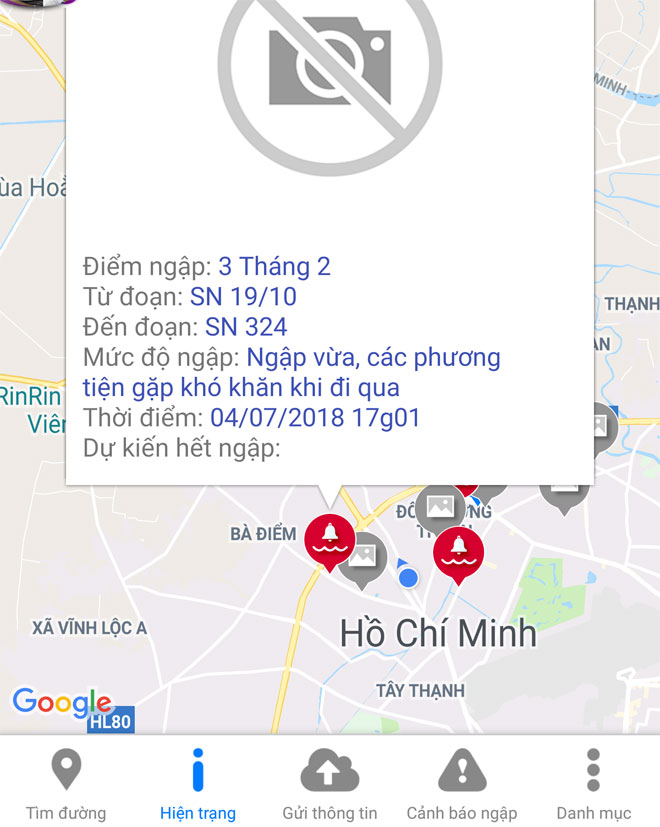 Người sử dụng phần mềm cảnh báo ngập ở Sài Gòn “ngã ngửa” khi nhận tin này - 1