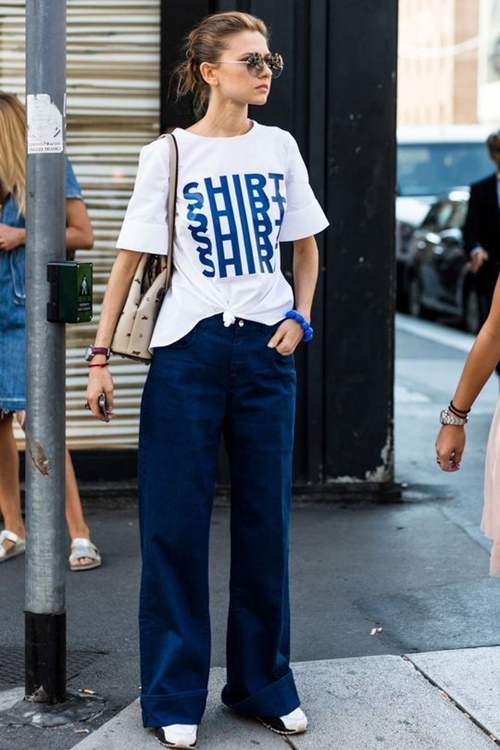 Kiểu quần jeans vừa thoải mái lại không lỗi mốt đang được lòng chị em - 9