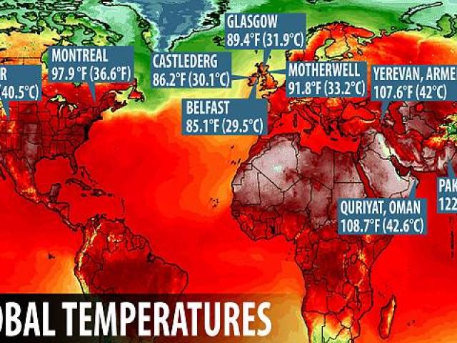 Báo động đợt nắng nóng kỷ lục chưa từng thấy ở khắp nơi trên thế giới