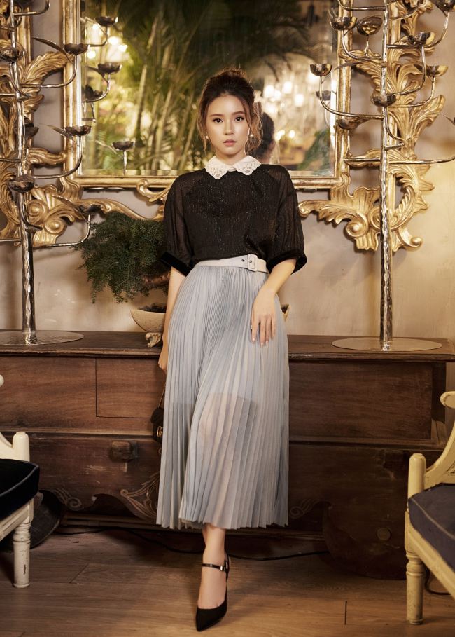 Midu quay về kín đáo sau cuộc đua gợi cảm hết cỡ - 4