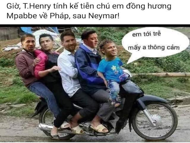 Công nghệ thông tin - Dân mạng chế ảnh Neymar đạp xe về nước sau khi Brazil thua Bỉ