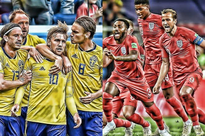 Dự đoán tỷ số World Cup 7/7: Anh &#34;phá dớp&#34; Thụy Điển, Croatia phá mộng Nga - 1