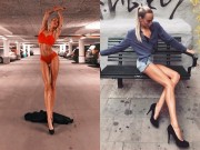 Bí quyết làm đẹp - Mẫu Thụy Điển bị ghét vì đôi chân sếu dài hơn 1 mét