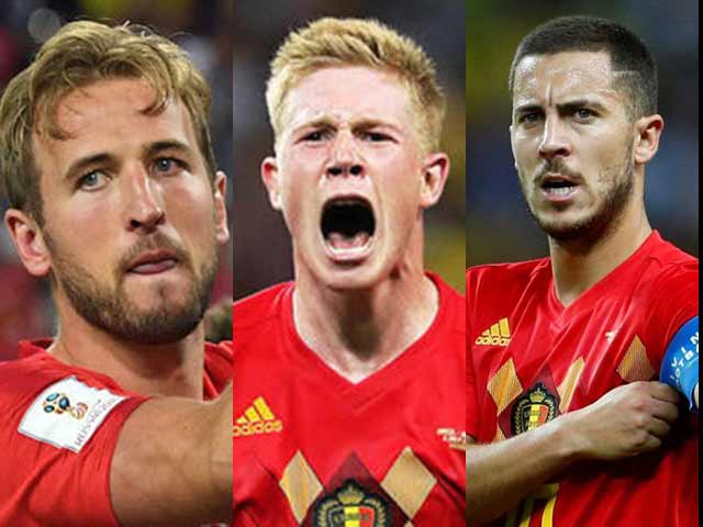 Bóng đá - SAO lên đời World Cup: Kane &amp; De Bruyne áp sát Messi, Ronaldo "hít khói" Hazard