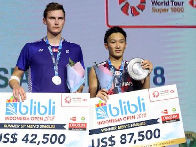 ”Lin Dan Nhật” hạ số 1 Axelsen: Vô địch cầu lông triệu đô, thị uy cả thế giới