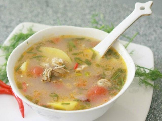 Ẩm thực - Canh hà biển nấu chua lạ miệng, bổ dưỡng