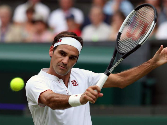 Thể thao - Federer - Mannarino: Set 1 "tốc hành", về đích bản lĩnh (Vòng 4 Wimbledon)