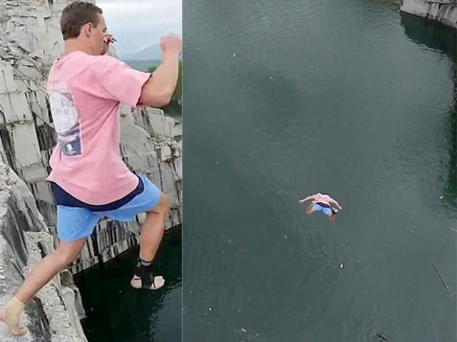 World Cup 2018 - CĐV Anh hóa VĐV "nhảy cầu" trước bán kết World Cup: Tiền mất tật mang