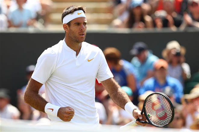 Wimbledon ngày 8: Del Potro có vé đấu Nadal, niềm vui nhà vô địch Grand Slam - 1