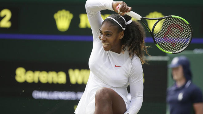 Serena Williams - Giorgi: Mỹ nhân hưng phấn, 3 set cao trào (Tứ kết Wimbledon) - 1