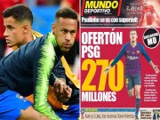Bóng đá - Chấn động PSG: Nổ &quot;bom tấn&quot; đắt gấp 3 lần Ronaldo, tống Neymar đến Real