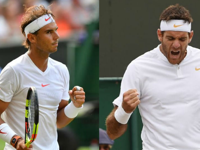 Thể thao - Chi tiết Nadal - Del Potro: Vấp ngã đáng tiếc, đòn "kết liễu" sau 5 set (Tứ kết Wimbledon) (KT)