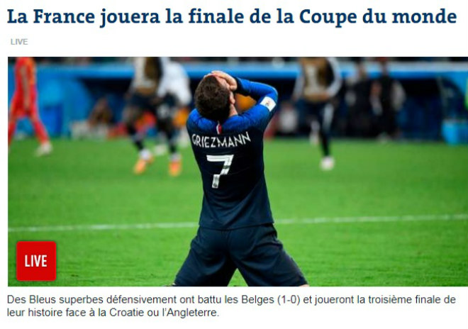 Pháp vào chung kết World Cup: Báo chí mơ cúp vàng, huyền thoại Anh &#34;sợ hãi&#34; Mbappe - 1