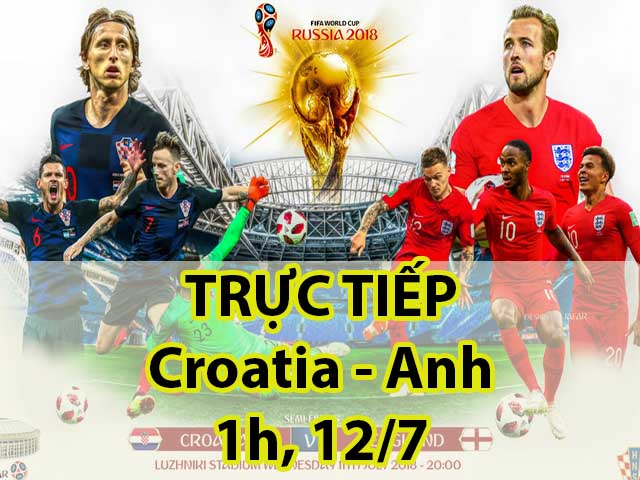 Trực tiếp World Cup, Croatia – Anh: Siêu phẩm đá phạt mở màn