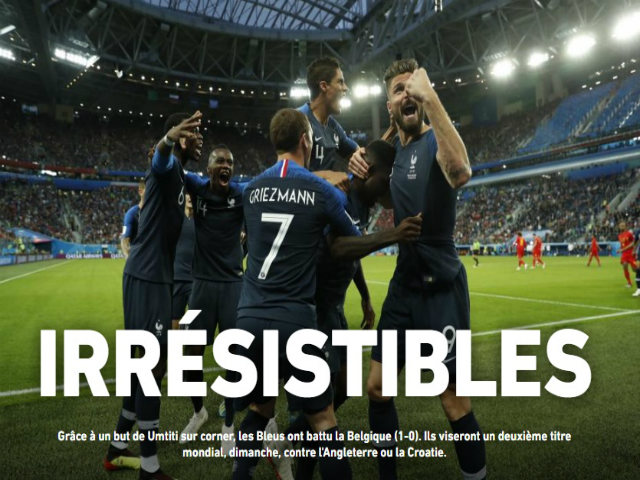 Pháp vào chung kết World Cup: Báo chí mơ cúp vàng sau 20 năm, lần thứ 3 huy hoàng