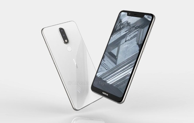 Ảnh Nokia 5.1 Plus xuất hiện, camera kép và màn hình tai thỏ - 1