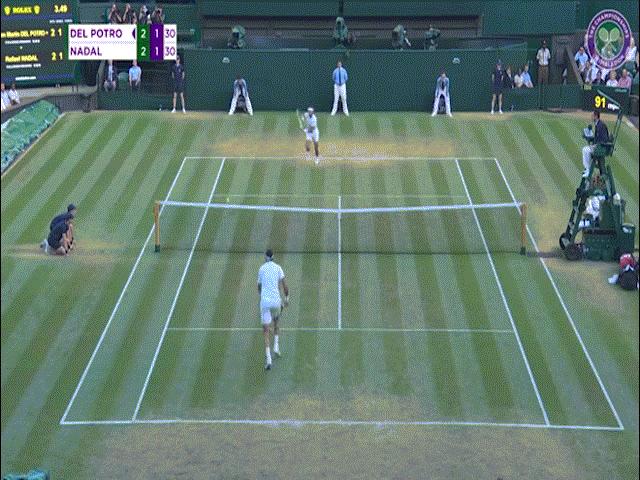 Thể thao - Clip hot Wimbeldon: Federer - Nadal - Djokovic làm "nạn nhân" 3 siêu phẩm