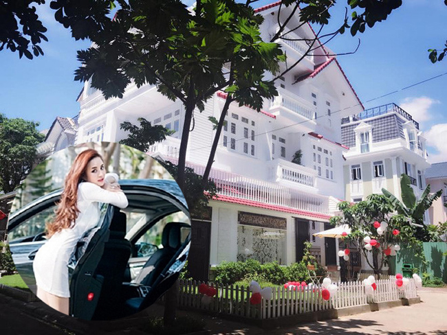 Căn biệt thự đẹp "ngất ngây" này từng được Vy Oanh chia sẻ khi tổ chức sinh nhật cho chồng được ước tính có giá vài triệu USD.