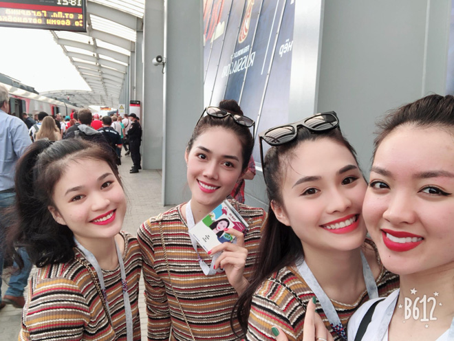 4 cô gái Việt sang tận Nga xem Pháp-Croatia đá chung kết World Cup 2018 - 1