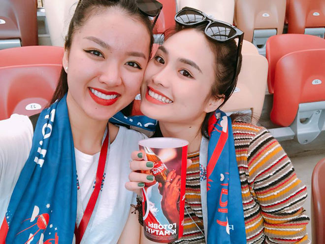 4 cô gái Việt sang tận Nga xem Pháp-Croatia đá chung kết World Cup 2018 - 3