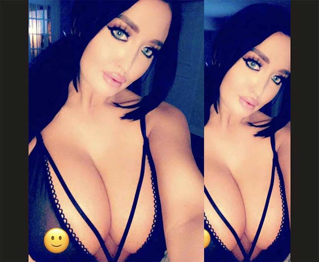 Becky sở hữu vòng 1 lên tới cỡ 36DDD cực đại và vòng 3 khổng lồ.