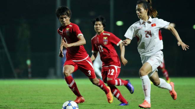 ĐT nữ Việt Nam - Myanmar: Solo như Messi, định đoạt 2 phút 2 bàn - 1
