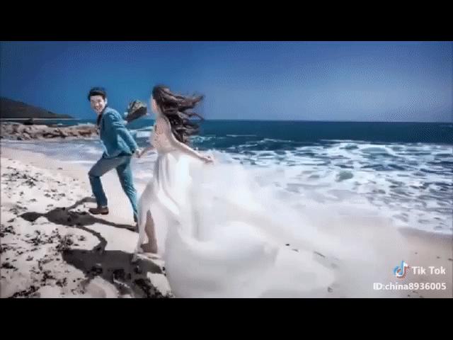 Video Clip Cười - Đằng sau bức ảnh cưới lung linh là cả ekip "lầy lội"