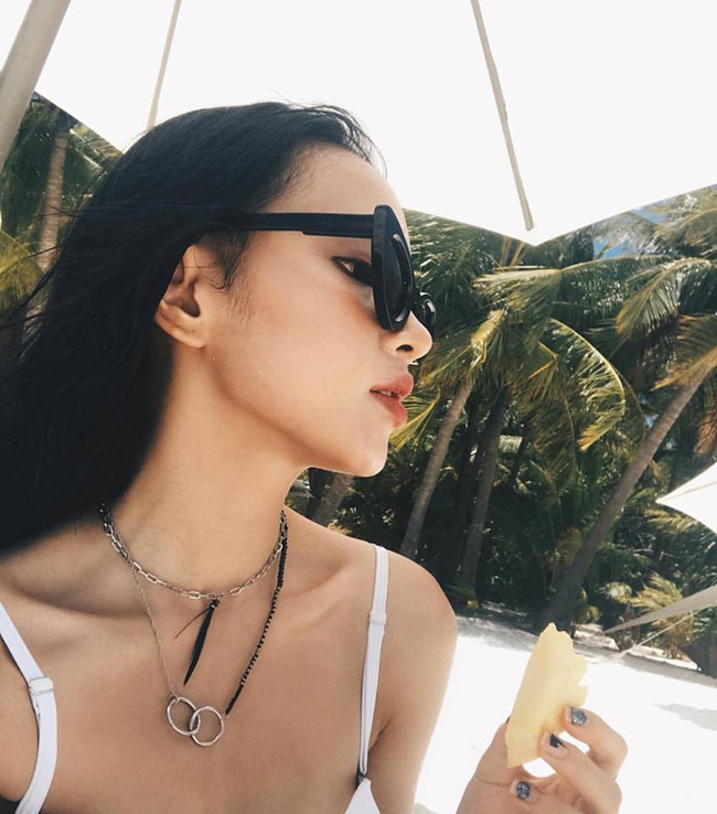 Hình ảnh đời thường xinh đẹp của Châu Bùi.&nbsp;