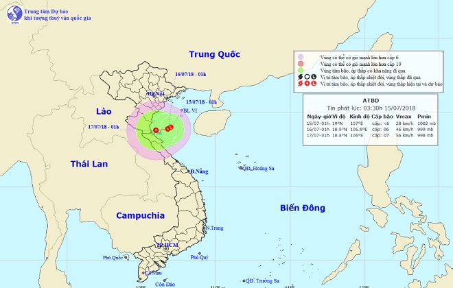 Áp thấp đi vào vịnh Bắc Bộ, đảo Cô Tô đang mưa gió vần vũ - 1