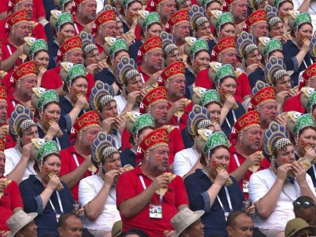 Tranh vui - Những hình ảnh "khó quên" của các CĐV tại World Cup 2018