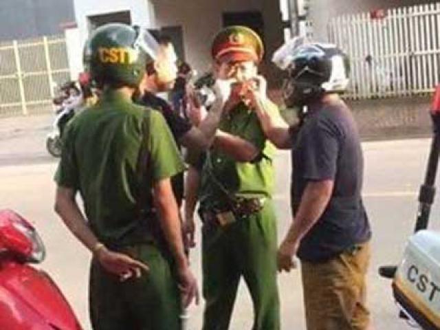 Tin tức trong ngày - Xử phạt thanh niên vi phạm giao thông nói “bác tao là trưởng công an TP”