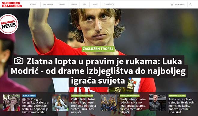 Croatia á quân World Cup 2018: Báo chí quê nhà tự hào, ca ngợi mốc son lịch sử - 5