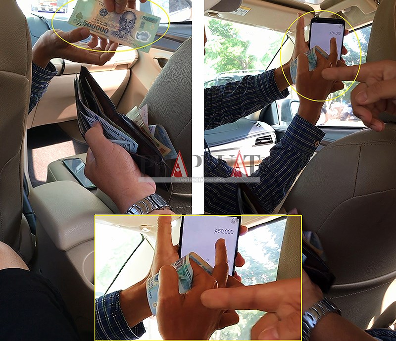 Chiêu trò &#34;đồng 500.000 có ma&#34; của các taxi dù - 1