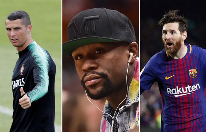 Mayweather kiếm 286 triệu USD &#34;đè bẹp&#34; Ronaldo, Messi: Pacquiao lại gạ chiến - 1